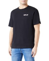 Replay - Men's Short-sleeved Cotton T-shirt - Lyst