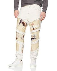 G-Star RAW Spiraq Rftp Patches Desert 3D Slim Jeans para Hombre - Neutro