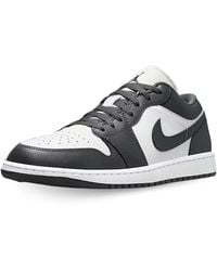 Nike - Scarpe Air Jordan 1 Low Taglia 43 Codice 553558-044 Grigio Uomo - Lyst