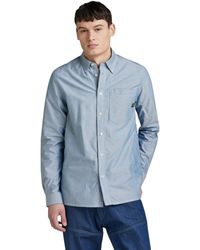 G-Star - One Pkt Regular Shirt Met Lange Mouwen - Lyst