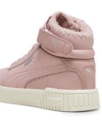 PUMA - Carina 2.0 Mid Wtr Sneaker ,future Pink Silver Alpine Snow Metallic White,37.5 Eu - Lyst
