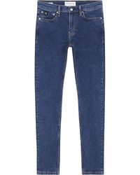 Calvin Klein - Jeans Slim Denim Broek Voor - Lyst