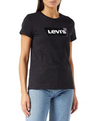 Levi's - T shirt Perfect Noir - Lyst