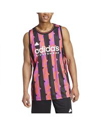 adidas - House Of Tiro Aop Sleeveless T-shirt Xl Multicolor - Lyst