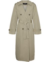 Vero Moda - Vmchloe Long Trench Coat - Lyst