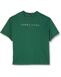 Tommy Hilfiger - Tjm Reg Linear Logo Tee Ext Dm0dm17993 Kurzarm T-Shirts - Lyst