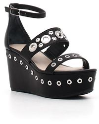Guess - , FLNIO1ELE03, Chaussures Décolleté compensée Goujons Mode Mode Mode, Noir , 40 EU - Lyst
