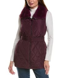 Anne Klein - Quilted Vest - Lyst