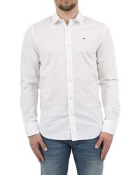 Tommy Hilfiger - Original Flag Stretch Long Sleeve Shirt - Lyst