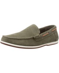 Clarks - Morven Sun Moens Suede Boat Shoes 6.5 Uk Green - Lyst