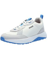HUGO - Running Style Mix Material Sneakers Sneaker - Lyst