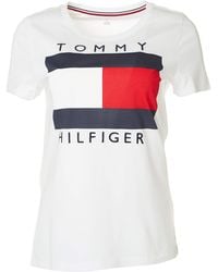 tommy hilfiger white t shirt womens