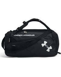 Under Armour Ua Contain Duo Md Duffle Hustle 5.0 Backpack - Zwart