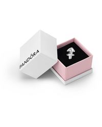 PANDORA - Moments Sterling Silver Sparkling Sagittarius Zodiac Charm - Lyst