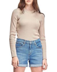 Levi's - Felpa Donna Levi's Crew Rib Sweater A0719-0002 - Lyst