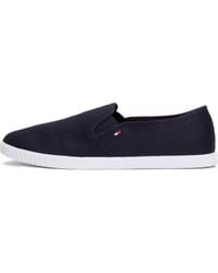Tommy Hilfiger - Canvas Sneaker Canvas Slip-On Sneaker Slipper - Lyst