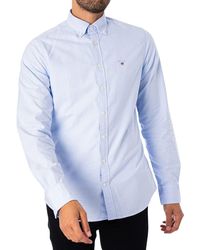 GANT - The Oxford Shirt Slim BD Hemd mit Button-Down-Kragen - Lyst