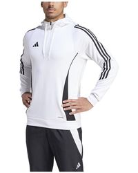 adidas - Teamsport Textil - Sweatshirts Tiro 24 Training Hoody weissschwarz - Lyst
