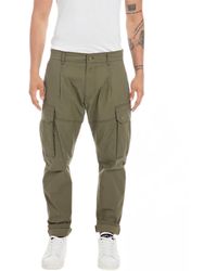 Replay - Cargo-Hose Sniper Comfort-Fit mit Stretch - Lyst