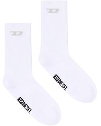 DIESEL - Jacquard-Socken mit Rippenbündchen - Lyst