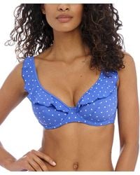 Freya - Jewel Cove Underwire High Apex Bikini Top Azure - Lyst
