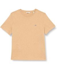 GANT - Reg Shield Ss T-Shirt T-Shirt - Lyst