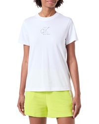 Calvin Klein - Jeans Geschetst Ck Regular Tee S/s T-shirt Voor - Lyst