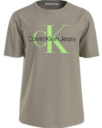 Calvin Klein - Seasonal Monologo Tee S/S T-Shirts - Lyst