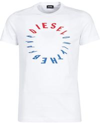 DIESEL - T-Diego-Y2 T-Shirt - Lyst