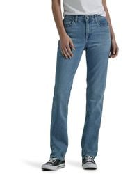 Lee Jeans - Legendary Mid Rise Straight Leg Jeans - Lyst