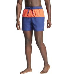 adidas - Colorblock CLX Swim Shorts Short Length Others Blue L - Lyst