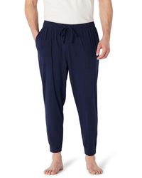 Amazon Essentials - Knitted Cotton Blend Jogger Pyjama Bottoms - Lyst
