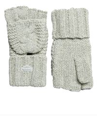 Superdry - S Cable Knit Gloves - Lyst