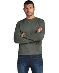 G-Star RAW - Premium Core R Sw Ls Sweater,graphite,l - Lyst