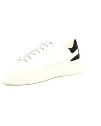 Guess - Scarpe uomo sneaker Elba carryover in pelle white/ black US24GU03 FMPVIBSUE12 43 - Lyst