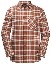 Jack Wolfskin - BERGWEG Shirt M Carmine 41 XL - Lyst