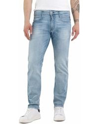 Replay - Jeans Anbass Slim-Fit Hyperflex mit Stretch - Lyst