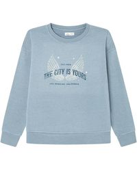Springfield - Sudadera Azul S - Lyst