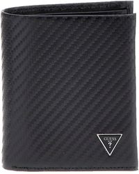Guess - Mito Billfold Coin Pocket Wallet S Black - Lyst