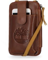 Timberland - Leather Phone Crossbody Wallet Bag RFID-Leder-Umhängetasche - Lyst