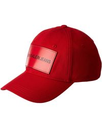 Calvin Klein J Institutional Cap M Gorra de béisbol - Rojo