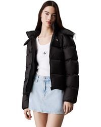 Calvin Klein - Mw Down Short Puffer J20j223571 Puffer Jacket - Lyst