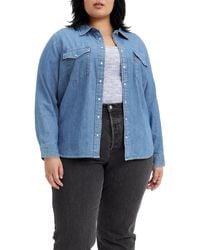Levi's - Grote Maat Essential Western Shirt - Lyst