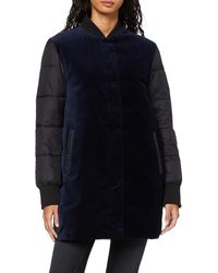 Calvin Klein Ondrea Padded Long M Giubbotto - Blu