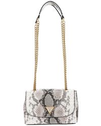 Guess - Cosette Mini Convertible Xbody Flap Taupe Multi - Lyst