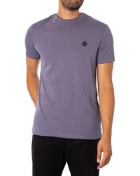 Timberland - Slim Fit T-Shirt mit gesticktem Logo - Lyst