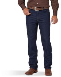 Wrangler - Mens Cowboy Cut Active Flex Slim Fit Jeans - Lyst