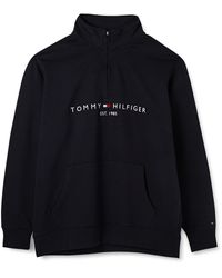 Tommy Hilfiger - Bt-tommy Logo Mockneck-b 1/2 Zip - Lyst