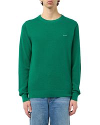 GANT - Cotton Pique C-Neck Pullover - Lyst