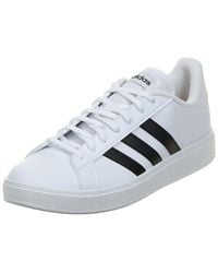 adidas - Grand Court Sneakers ,ftwr White/core Black/ftwr White,44 Eu - Lyst